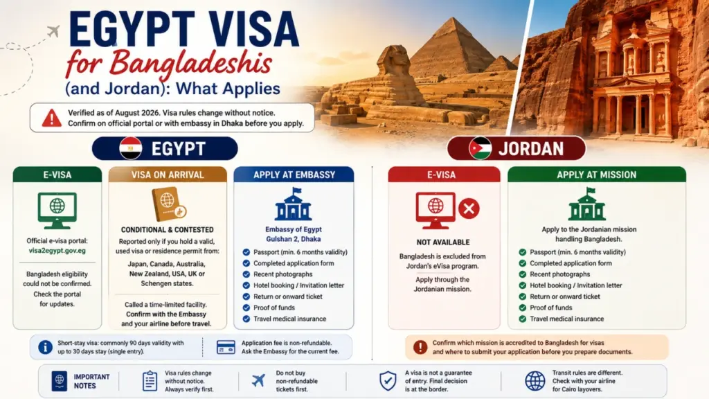 Egypt Visa for Bangladeshis