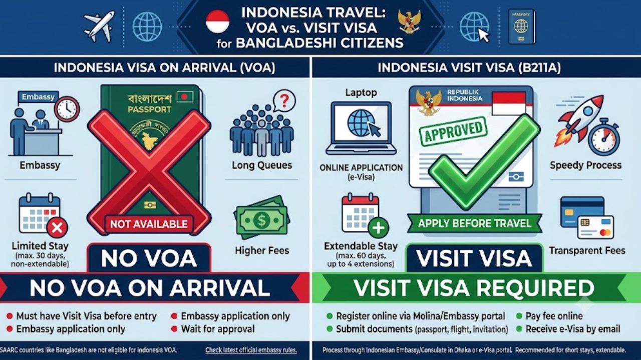 Indonesia's visa on arrival