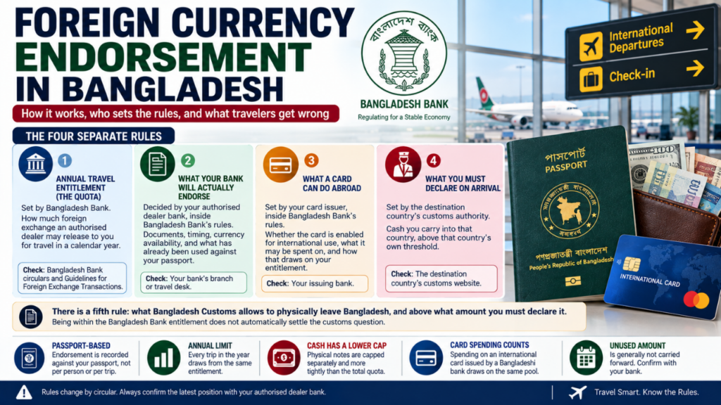 Foreign Currency Endorsement Bangladesh