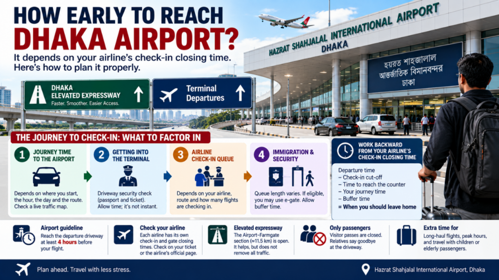 How Early to Reach Dhaka Airport